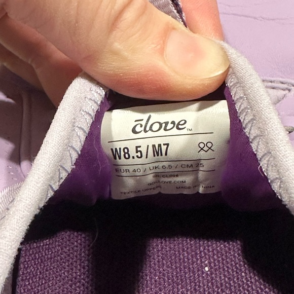 Clove Shoes - lavender W8.5/M7 - Picture 3 of 5